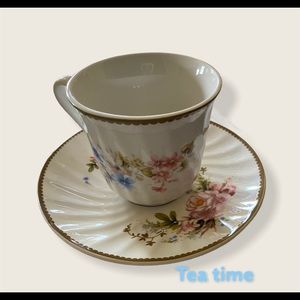 Ceramic Flower Tea Cup